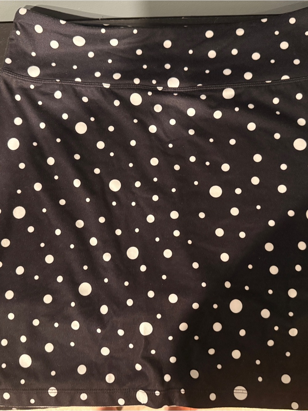 Black and White Polka Dot Skirt - Women's Classic A-Line